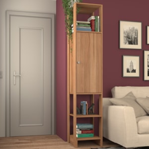 Estante Multiuso 3 Prateleiras EY107 200X40 cm Montana NOVAM