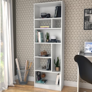 Estante Multiuso 4 Prateleiras 180X60 B38 Branco NOVAM