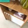 Estante Multiuso 4 Prateleiras 2 Portas 64X180 cm Olmo Branco Artany