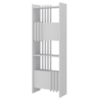 Estante Multiuso 4 Prateleiras 2 Portas 64X180 cm Terrazza Artany