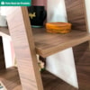 Estante Multiuso 5 Prateleiras 82X134 cm Nogal Artany