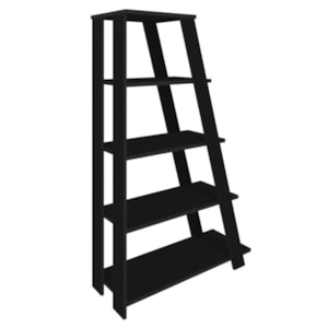 Estante Multiuso 5 Prateleiras 82X134 cm Preto Artany