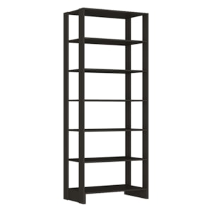 Estante Multiuso 6 Prateleiras EY103 200X80 cm Grafite Intenso NOVAM