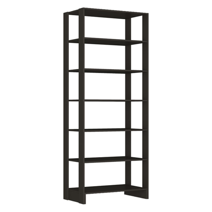 Estante Multiuso 6 Prateleiras EY103 200X80 cm Grafite Intenso NOVAM