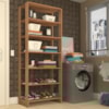 Estante Multiuso 6 Prateleiras EY103 200X80 cm Montana NOVAM
