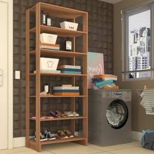 Estante Multiuso 6 Prateleiras EY103 200X80 cm Montana NOVAM