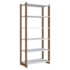 Estante Multiuso 6 Prateleiras EY201 180X73 Mell Branco NOVAM
