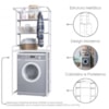 Estante Organizadora Para Lavanderia 3 Prateleiras P1065 Branco PP Milani Store
