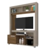Estante Para Tv 50 Pol 1 Porta 136 cm Flavia Fendi Naturale MADETEC