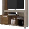 Estante Para Tv 50 Pol 1 Porta 136 cm Flavia Fendi Naturale MADETEC