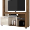 Estante Para Tv 50 Pol 1 Porta 136 cm Flavia Naturale Off White MADETEC