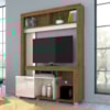 Estante Para Tv 50 Pol 1 Porta 136 cm Flavia Naturale Off White MADETEC