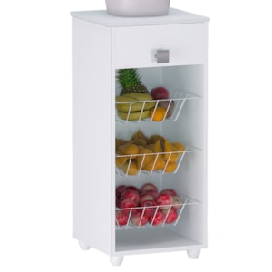 Fruteira 1 Gaveta 35 cm Monalisa Branco REAJL Moveis