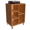 Gabinete 1 Porta Correr 60 cm Cuba Preta BL7250 Mell Grafite FAEM