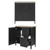 Gabinete Banheiro Com Tampo 1 Pt 2 Gv 79 cm BN01 Preto Dtall