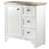 Gabinete Banheiro Com Tampo 1 Pt 3 Gv 79 cm BN05 Branco Dtall