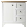 Gabinete Banheiro Com Tampo 1 Pt 3 Gv 79 cm BN05 Branco Dtall