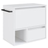 Gabinete Para Banheiro 01 Porta 01 Gaveta 60cm Branco PRODDY