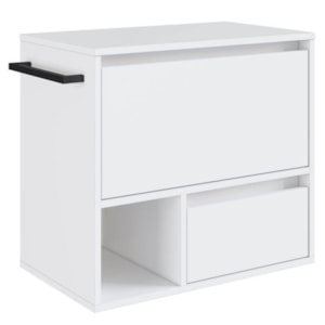 Gabinete Para Banheiro 01 Porta 01 Gaveta 60cm Branco PRODDY Gabinete Para Banheiro 01 Porta 01 Gaveta 60cm Branco PRODDY