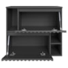 Gabinete Suspenso 2 Portas Basculantes 75 cm BL1000 Grafite FAEM