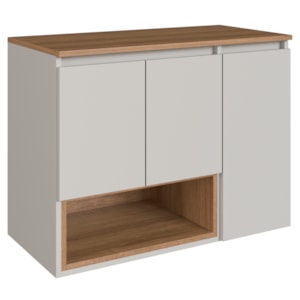 Gabinete Suspenso 3 Portas Com Tampo BL9220 Mell Arenas FAEM Gabinete Suspenso 3 Portas Com Tampo BL9220 Mell Arenas FAEM