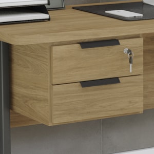 Gaveteiro De Mesa 2 Gavetas 37 cm Versatil 2001A Itapua Kappesberg
