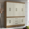 Guarda Roupa Casal 10 Portas 179 cm Monaco Atacama Areia ARMoveis