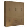 Guarda Roupa Casal 10 Portas 179 cm Monaco Atacama ARMoveis