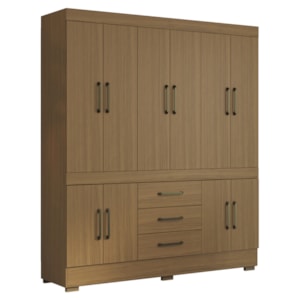 Guarda Roupa Casal 10 Portas 179 cm Monaco Atacama ARMoveis
