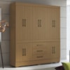 Guarda Roupa Casal 10 Portas 179 cm Monaco Atacama ARMoveis