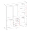 Guarda Roupa Casal 10 Portas 179 cm Monaco Atacama ARMoveis