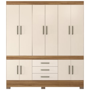 Guarda Roupa Casal 10 Portas 83530 Amendola Off White Demobile Guarda Roupa Casal 10 Portas 83530 Amendola Off White Demobile