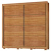 Guarda Roupa Casal 2 Portas De Correr 232 cm Copacabana Cedro RUDK