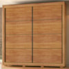 Guarda Roupa Casal 2 Portas De Correr 232 cm Copacabana Cedro RUDK