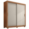 Guarda Roupa Casal 2 Portas de Correr 4 Gavetas Titan 196 cm Cinamomo Areia ZANZ