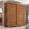 Guarda Roupa Casal 2 Portas de Correr 4 Gavetas Titan 196 cm Cinamomo ZANZ