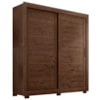 Guarda Roupa Casal 2 Portas de Correr 4 Gavetas Titan 196 cm Jacaranda ZANZ