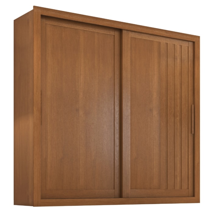 Guarda Roupa Casal 2 Portas De Correr 4 Gavetas Trian 220 cm Cinamomo ZANZ