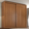 Guarda Roupa Casal 2 Portas De Correr 4 Gavetas Trian 220 cm Cinamomo ZANZ