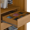 Guarda Roupa Casal 2 Portas De Correr 4 Gavetas Trian 220 cm Cinamomo ZANZ