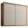 Guarda Roupa Casal 2 Portas De Correr 6 Gavetas Colis 272 cm Cinamomo Areia ZANZ