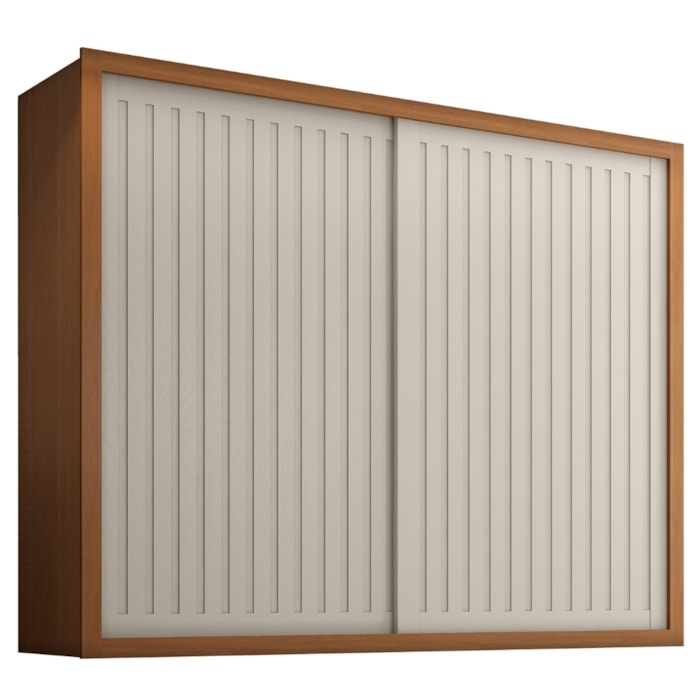 Guarda Roupa Casal 2 Portas De Correr 6 Gavetas Colis 272 cm Cinamomo Areia ZANZ