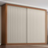 Guarda Roupa Casal 2 Portas De Correr 6 Gavetas Colis 272 cm Cinamomo Areia ZANZ