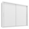 Guarda Roupa Casal 2 Portas De Correr 6 Gavetas Imperio 272 cm Branco Absoluto ZANZ