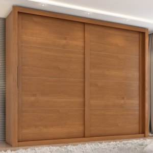 Guarda Roupa Casal 2 Portas De Correr 6 Gavetas Imperio 272 cm Cinamomo ZANZ