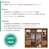 Guarda Roupa Casal 2 Portas De Correr 6 Gavetas MDF Atrane 268 cm Cinamomo Areia ZANZ