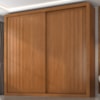 Guarda Roupa Casal 2 Portas De Correr 6 Gavetas Versale 241 cm Cinamomo ZANZ