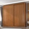 Guarda Roupa Casal 2 Portas De Correr 6 Gavetas Versale 241 cm Cinamomo ZANZ
