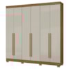 Guarda Roupa Casal 2030230 6 Portas 230 cm Atacama Areia ARMoveis
