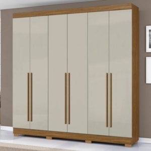 Guarda Roupa Casal 2030230 6 Portas 230 cm Atacama Areia ARMoveis